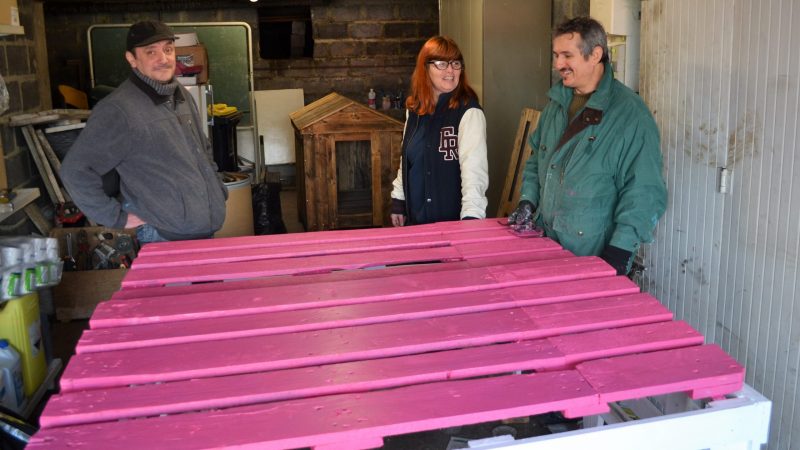 Anvin : social et solidaire, Tout en palettes fait feu de tout bois