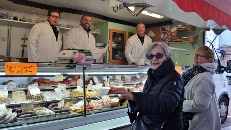La dernière boucherie de Saint-Pol s’installe sur le trottoir durant sa rénovation