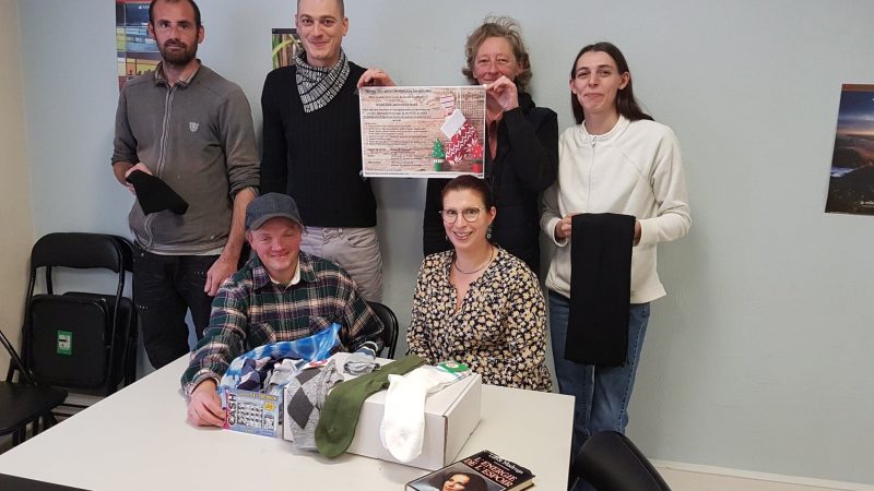 Les membres de Passeport’Forma s’associent à la collecte de Noël pour les sans-abris de Belval