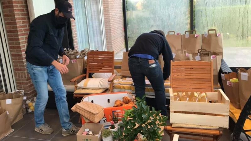 Deuxième livraison des petits déj’ pour la fête des pères avec le Rotaract et les commerces locaux